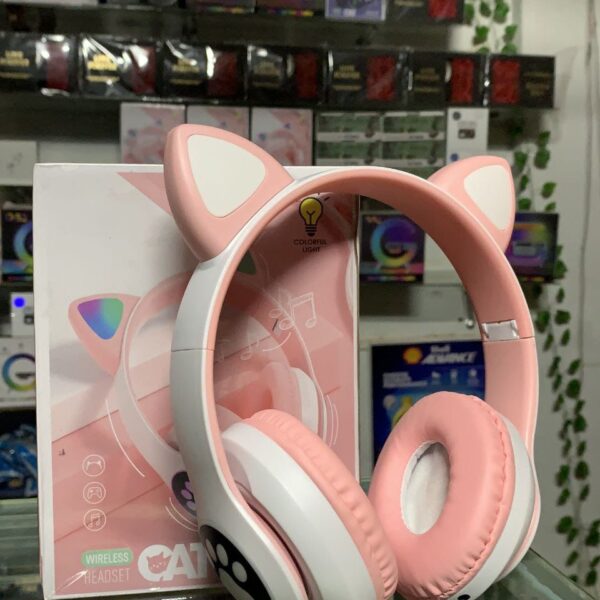 LED Cat Ear Wireless Headphone