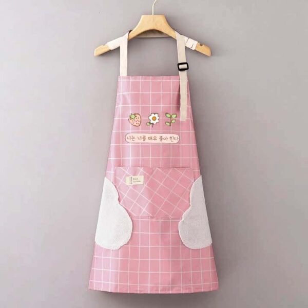 Korean Style Waterproof Kitchen Apron