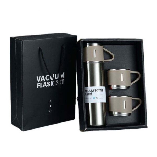 Premium Vacuum Insulated Bottle & Cup Set